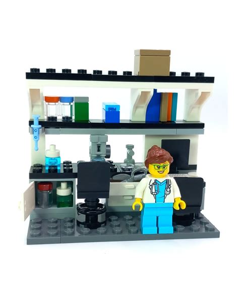 LEGO MOC Scientific Research Lab Bench Workstation