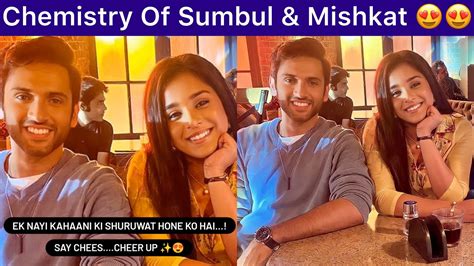 Sumbul Touqeer With Mishkat Verma BTS Photos From Set Kavya Ek Jazba Ek