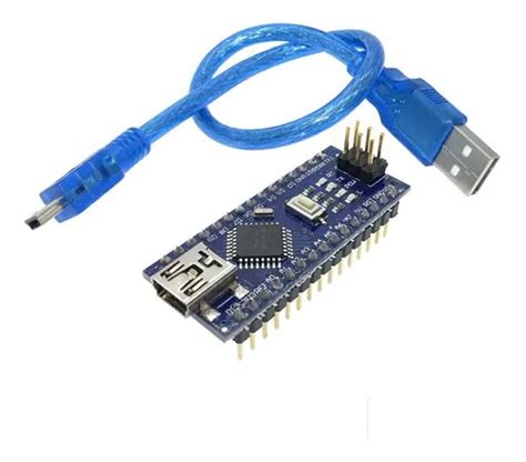 Arduino Nano Microcontrolador V3 0 Atmega328 Ch340 Cable Usb Cuotas