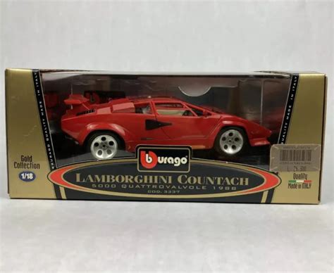 Burago Lamborghini Countach Quattrovalvole Scale Red