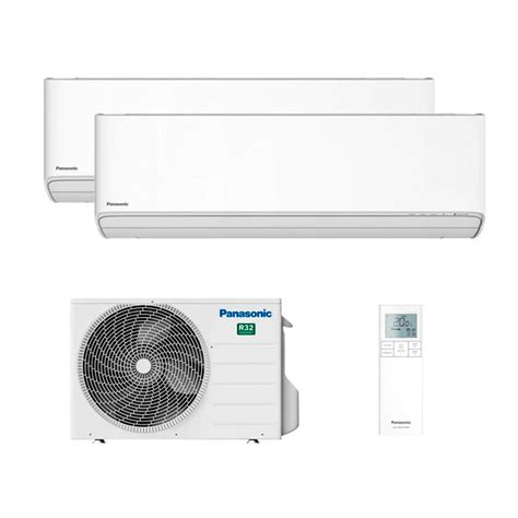 Multi Split 2x1 Panasonic CS TZ25ZKEW CU 2TZ41TBE Climatización