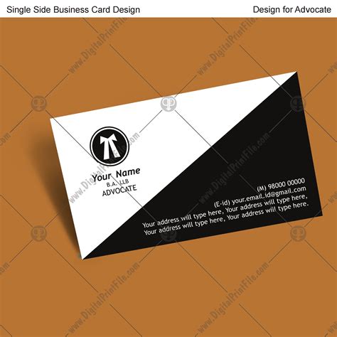 Advocate Visiting Card Format Advocate Visiting Card Design Designs,