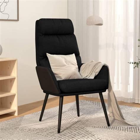 Maison Exclusive Sedia Relax Nera In Tessuto Leroy Merlin