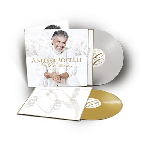 Andrea Bocelli - My Christmas - Exclusive White/Gold Double Vinyl – A ...