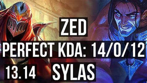 Zed Vs Sylas Mid Legendary Solo Kills Games Kr