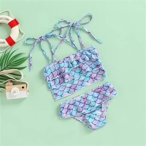 Traje de baño para niñas conjunto de Bikini para bebé trajes de baño