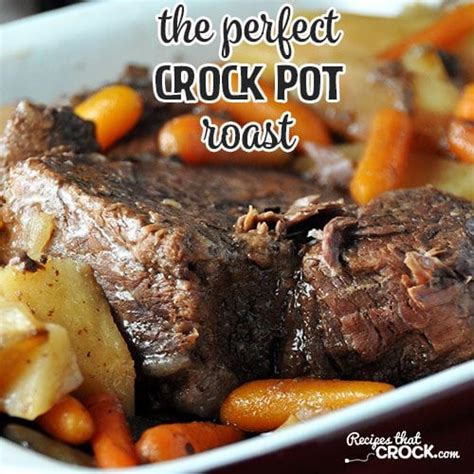 Easy Crockpot Roast Beef With Potatoes And Carrots - Beef Poster