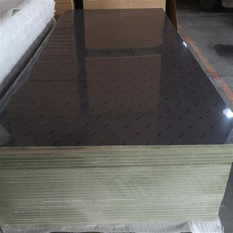 High Hardness Uv Resistance Black Gloss Mdf Panels