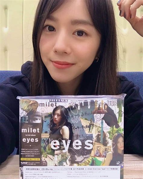 Miletさんのインスタグラム写真 Miletinstagram「miletです。1st Full Album『eyes』ついに明日63リリースです。 そして今日はフラゲ日。さっそく