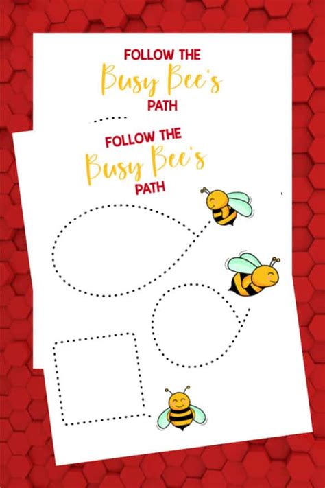 Busy Bee Preschool Activity Pack - Made with HAPPY