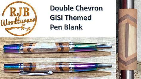 Turning A Double Chevron Gisi Themed Pen Blank Youtube