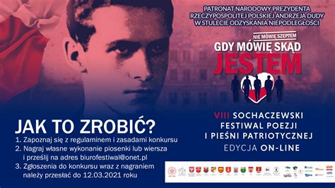 Ruszyły zapisy do VIII edycji Festiwalu Poezji i Pieśni Patriotycznej