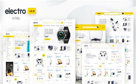 Electro Electronics Ecommerce Html Template