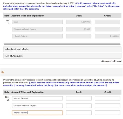 Solved Prepare The Journal Entry To Record Interest Expense And Bond Premium Amortization On