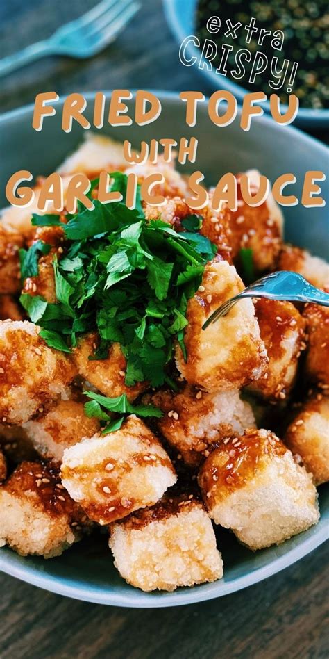 Fried Tofu With Garlic Sauce Minutes Or Less Tiffy Cooks