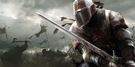 Medieval Knight Wallpaper 4K