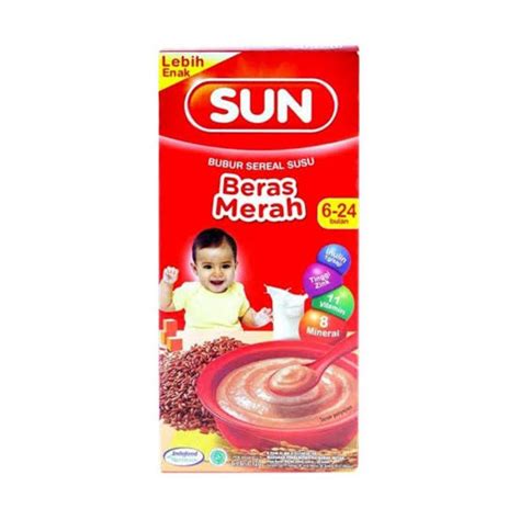 Jual Sun Bubur Beras Merah 120g Shopee Indonesia