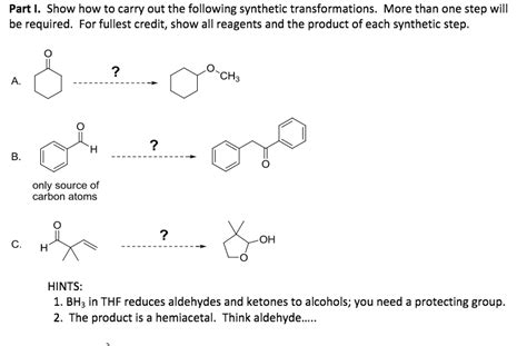 Solved Show How To Carry Out The Following Synthetic Chegg