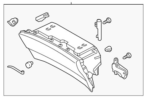 Ford HA1Z 58060T10 AA Glove Box Assembly 2016 2018 Lincoln MKX