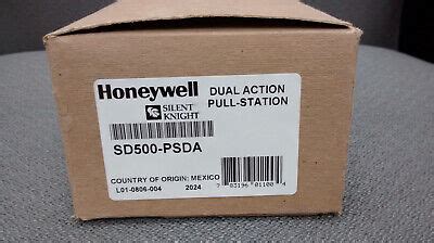 Silent Knight Model SD500 PSDA Addressable Pull Station Dual Action