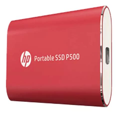 Disco Duro Externo Estado Sólido Hp P500 250gb Usb3 1 Tipo c Color Rojo