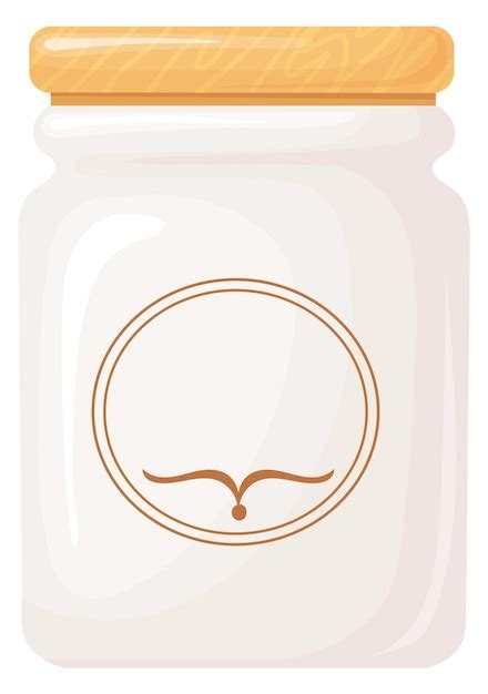 Premium Vector Glass Jar Cartoon Icon Empty Food Container