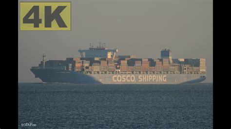 COSCO SHIPPING VOLGA Shipspotting Germany IMO 9731925 River Elbe