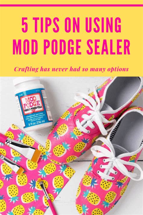 Using Mod Podge Sealer Tips • Mommy's Memorandum