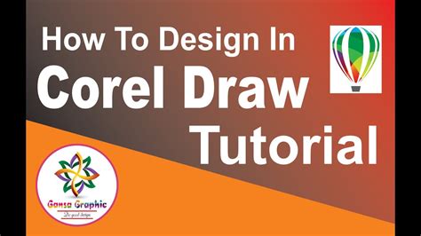 How To Use Corel Draw Tutorial Youtube