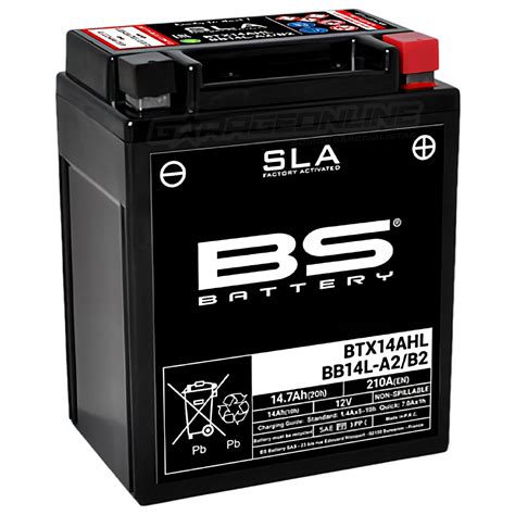 BATERIA YTX14AHL YB14L A2 B2 BS BATTERY