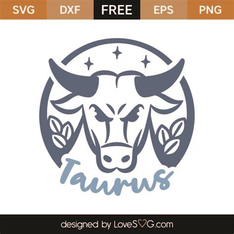 Taurus Svg Cut File Svg Lovesvg