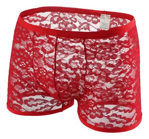 Cuecas Boxer De Renda Masculinas Roupa Ntima Sexy Gay Mercadolivre