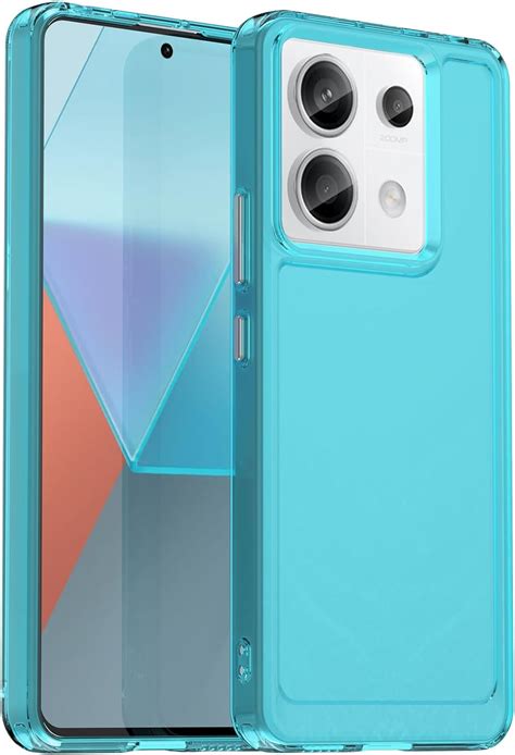 Amazon co jp Hbcnxny対応 Redmi Note 13 Pro 5G ケース TPUクリアブルークリア ソフト