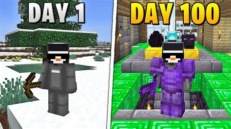 I Survived 100 Days In HARDCORE Minecraft YouTube