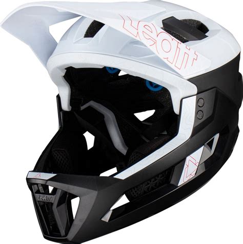 Casque avec Mentonnière Amovible Leatt Enduro 3 0 Blanc Alltricks fr