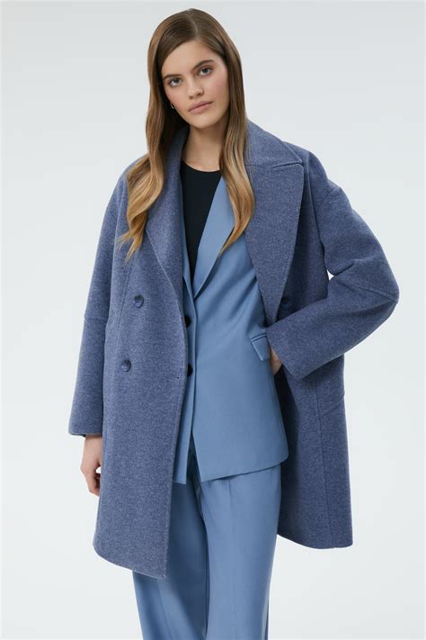 Двубортное пальто Снежная королева collection 700187003 цены в Москве ...