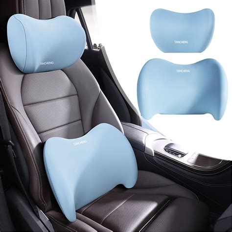 Uaebm Lumbar Pillows Headrest Pillow Lumbar Support Pillows For Office Chair Ergonomic Memory