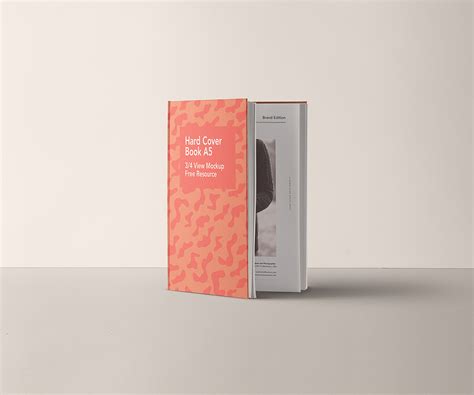 A5 Hardcover Book Mockup PSD Free Mockup World