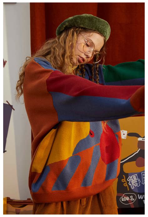 Женский пуловер, свитера, сезон зима-весна, нишевой дизайн, свободный ...