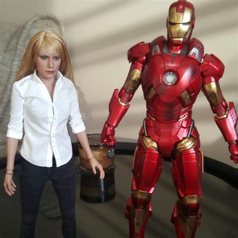 Hot Toys Iron Man Pepper Pots Mark IX MMS Hobbies Toys Toys Games On Carousell