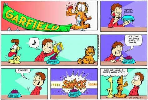 Garfield And Friends The Garfield Daily Comic Strip For March 07th