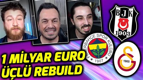 1 Mİlyar Euro ÜÇlÜ Rebuild Challenge Fifa 22 Karİyer Modu