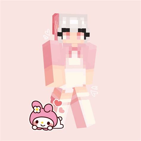 Sanrio My Melody Minecraft Skin Download Minecraft Skins