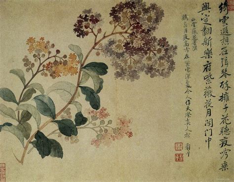 Ancient Chinese Flower Paintings by Yun Shou Ping 惲壽平 - Inkston ...