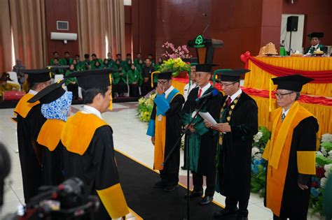 Hadiri Pengukuhan Tiga Guru Besar UIN Alauddin Rektor Hamdan Juhannis