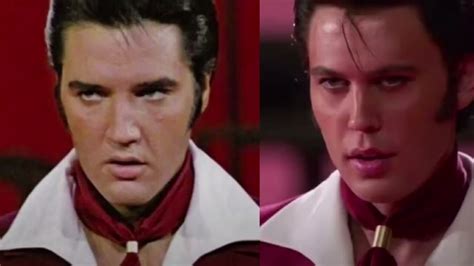 Austin Butler And Elvis Presley 68 Comeback Special Comparison Youtube