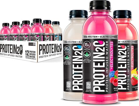 15g Whey Protein Isolate Infused Water Plus Electrolytes Sugar Free Sports Drink Ready To