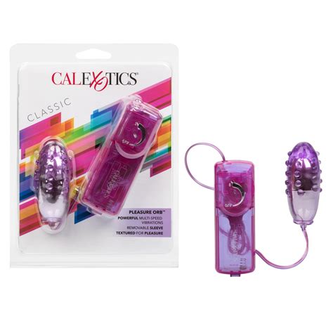 Calexotics Pleasure Orb Multi Speed Vibrations Textured Removeable