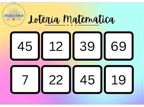 Loter A Matem Tica N Meros Hasta El Profe Social