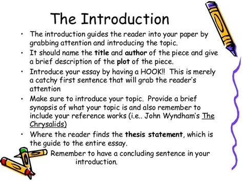 How To Write A Good Introduction For An English Essay Auburn